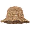 Meliyya Cappello di paglia da donna, pieghevole, regolabile, estivo, in paglia, cappello da sole con fiori, cappello da spiaggia a tesa larga, cappello estivo, Taglia unica