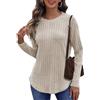 Cuptacc Maglione Donna Elegante Maglioni Donna Invernali Girocollo Maglia Manica Lunga Casual A Maniche Lunghe Autunno