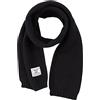 Pesaat Bambini Inverno Maglia Sciarpa Solido Caldo Collo Scaldacollo Bambino Morbido Lungo Sciarpe per Ragazzi Ragazze Collo Collo Ordito Autunno, Nero, Taglia unica