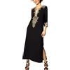 YOUKD Kaftan Lungo Estivo da Donna Abito Lungo Costume da Bagno della Boemia Accappatoi da Spiaggia