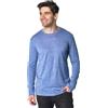 Merino.tech Maglia Termica Lana Merino - 100% Maglia Trekking Uomo Manica Lunga Merino Wool (Medium, 190 Blue Jeans)
