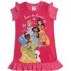 Disney Camicia da notte da bambina, con volant, Cenerentola, Belle Tiana, Jasmine Aurora, pigiama da notte, rosa, 9-10 Years