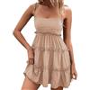 Cocila Boho Chic Dresses Abito Sexy da Donna Europeo e Americano 2024 Primavera ed Estate con Reggicalze in Tinta Unita Caldo Abiti Floreali Maniche Lunghe Vestitini Donna Estate