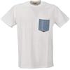 ROY ROGERS Roy Roger's T-Shirt Pocket Denim in Jersey (IT, Testo, S, Regular, Regular, Bianco)