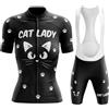Mydawan Abbigliamento Ciclismo Donna Estivo Completo Bici MTB Maglia Ciclista Manica Corta,Maglietta Bicicletta e Salopette Pantaloncini con 19D Gel Imbottiti,Tuta Ciclo Asciugatura Rapida Traspirante|C6,XL