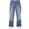 APT - Jeans bootcut da uomo, con gamba ampia, disponibile in 3 colori, colore: blu Lavaggio chiaro. 30W x 32L
