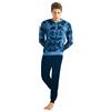 Sergio Tacchini Pigiama Uomo Invernale, Pigiama Uomo Caldo Cotone, Tuta Uomo Casa