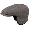 Stetson Hatteras Classic Coppola Spina di Pesce Multicolore con paraorecchie Prodotto in UE Uomo Autunno Inverno