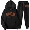Vhersily Black Friday Tuta Uomo Completo Palestra Larga Completa Tracksuit Taglie Forti con Pantaloni Completi Sportivi Elegante Leggero Tuta Sportiva 2 Pezzi Completa Tute da Ginnastica Cotone
