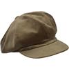 Melegari Berretto Ampio di Velluto con Visiera, Baloon cap, Made in Italy, Donna Uomo, Autunno Inverno (Marrone Chiaro)