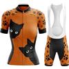 Mydawan Abbigliamento Ciclismo Donna Estivo Completo Bici MTB Maglia Ciclista Manica Corta,Maglietta Bicicletta e Salopette Pantaloncini con 19D Gel Imbottiti,Tuta Ciclo Asciugatura Rapida Traspirante|C1,M