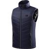 FGUUTYM Gilet riscaldato, unisex, leggero, con USB, 3 livelli di riscaldamento, 15 zone di riscaldamento, taglia regolabile, adatto per escursioni (batteria non inclusa) Cappotti da donna