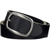 Manza Cintura in pelle nera, larghezza 4 cm, in pelle bovina, realizzata a mano, in vera pelle, made in Germany, #4MVL021