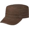 Stetson Gosper Army Urban Cappellino da Donna/Uomo - Capellino Army in Cotone - Cappellino Militare con Protezione UV - Cappello Estivo e Invernale - Berretto Marrone L (58-59 cm)