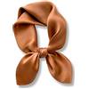 PoeticEHome Foulard Donna in 100% Seta di Gelso, 66x66 cm, Tinta Unita | Sciarpa quadrata morbida e leggera; per il collo, la testa e i capelli; anche come bandana o fascia; confezione regalo