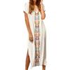 YOUKD Kaftan Lungo Estivo da Donna Abito Lungo Costume da Bagno della Boemia Accappatoi da Spiaggia