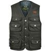 KTWOLEN Uomo Multi Tasche Gilet Sport Pesca Giubbino da Lavoro Smanicato Softair JRC Safari Giacche Gilet Maschile (Esercito verde_Pulsante, XL)