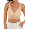 Avidlove Reggiseno da donna in pizzo, sexy, per tutti i giorni, senza ferretto, con scollo a V, traspirante, con coppe complete, minimizzatore, reggiseno in pizzo