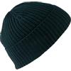 ENEA CASHMERE Berretto a Coste 100% Lana Merinos Extrafine, Made in Italy, Cappello Invernale Unisex, Taglia Unica (IT, Testo, Taglia Unica, Verde Bottiglia)