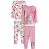 NEXT Ragazza Confezione da 2 Pigiami Comodi a Maniche Lunghe in 100% Cotone con Bluey Rosa 6 Anni-7 Anni