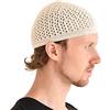 CHARM Maglione Cotone Cranio Cappellino, Kufi Islam Preghiera, | Cappello Uncinetto Maglia, Calotta Beanie, Berretto Uomo, Copricapo Per Tutto