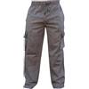 SHOPOHOLIC FASHION Pantaloni Uomo Boho Hippy Cotone Leggero con Tasca Laterale
