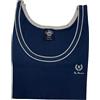 BE BOARD Canotta Smanicato Uomo Girocollo con Profili Taglie Forti Art 916C Cobalto (5XL)