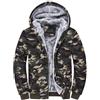OHXSM Felpa con cappuccio mimetica con zip da uomo Giacca felpata in pile Pullover con cerniera Felpa con cappuccio mimetica a maniche lunghe Top casual con tasche Felpa con cappuccio mimetica con zip