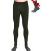 Merino.tech Pantaloni Termici Lana Merino Uomo Intimo + Calzini | Leggins Leggero, Medio, Pesante, Per Trekking, Sci, Outdoor, Traspirante, Drenante, Anti-Odore, Non Pizzica Sulla Pelle