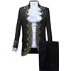 WOXIHUAN Abito Blazer da Uomo Giacca Vittoriano Cappotto Medievale Set Costume con Collare Fi Suit da Principe Stile Cortese Uniforme Design Festival Abiti per Cosplay Carnevale Abbigliamento