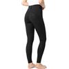 HORZE Dea Gambali da Equitazione da Donna, Pantaloni da Equitazione con Seduta Completa, Passanti per la Cintura e Tasca per Il Cellulare, Nero, 38