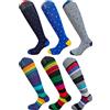 CRV PAJAMAS AND SOCKS CRAVANA Calze Uomo Corte e Lunghe in Cotone Caldo a fantasia Righe Disegni Perfette per la stagione fredda, Alta Moda Italiana Prodotti made in Italy