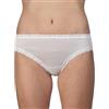Oscalito Donna Art. 309 Slip Medio Liscio con Pizzo in Filo Scozia