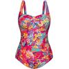 Hanna Nikole Costume da bagno intero da donna, taglie grandi, con scollo a V, monokinis