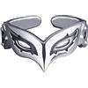 Kader Anello Persona 5 P5 Joker Sterling Argento Regolabile 58 MM per Uomo Donna, Metallo