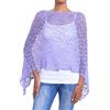 JOPHY & CO. Poncho Donna Rete Effetto a Maglia Coprispalle Crochet Estivo e Primaverile da Donna Leggero e Morbido (cod. 1511)