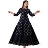 Nimbark Abiti indiani Anarkali e set Kurti da donna - Abbigliamento da festa, abiti Lehenga e set di gonne kurta, Verde acqua, Large