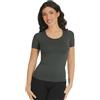 FGM04 Donna - T-Shirt Miss (IT, Testo, M, L, Regular, Regular, Standard, Coal Green)