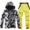 BIKETAFUWY Completo da sci da uomo e donna, invernale, spesso, spesso, set da sci unisex con giacca softshell impermeabile e pantaloni impermeabili, tuta da neve da snowboard abbigliamento impermeabile set