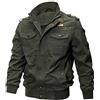 YOUCAI Uomo Giacca Classica Militare Giubbotto Da Lavoro Casual Cappotto Con Zip Antivento Giaccone Leggera Mezza Stagione Trench Zipper Cappotto Slim Fit