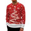 NaLatia Maglione Natalizio Donna Uomo Felpa Invernale Brutti Christmas Sweater Famiglia Maglione di Natale a Manica Lunga per Coppia Taglie Forti Xmas Maglie Termica