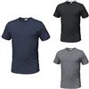 Enrico Coveri 3 t-Shirt Uomo Mezza Manica Girocollo in Cotone Pettinato Art. ET1100 (Nero/Blu/Grigio, 7/XXL)