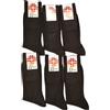 ROSSI CALZE Rossicalze Calzini Uomo Corti, Sanitari, 100% cotone,Filato scozzese, con elastico, relax calze Igenica senza Lastex made in Italy 6 paia art 2000 (IT, Numero, 39, 41, Regular, Regular, Antracite)