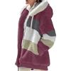 Generico giacca parka donna Giubbino Donna Piumino Giacca Autunnale Teddy Cappotto Giubbotto Con Pelo Parka Da Invernale Trench Coat Cappotti a Quadri giubbotto curvy
