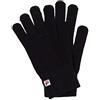 FILA BASIC knitted gloves with F-box logo, guanti lavorati a maglia Unisex - Adulto, Black, S