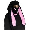 Katutude Berretto Lavorato a Maglia Carino con Orecchie da Coniglio Cappello Invernale Caldo Passamontagna Cappello Invernale da Donna Copricapo da Sci Passamontagna Scaldacollo per Sport all'Aria AP