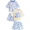 NEXT Ragazza Confezione da 2 Pigiami Corti con Stitch Blue/Ecru 6 Anni