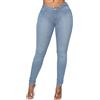 DURINM Jeans Elasticizzati da Donna Pantaloni Skinny Fit Pantaloni Elasticizzati Push up Jeggings Jeans Vita Media Ultra Elasticizzato Skinny Fit