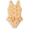 Monnëka Costume Bambina Incrociato Intero con Protezione Solare UPF50+ | Costume intero incrociato per bambina con UPF 50+. Leggero, comodo e ad asciugatura molto rapida.