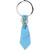 SEAUR Cravatta unisex pre-legata con catena punk luna stella regolabile per uniforme scolastica cosplay ballo di fine anno cravatta da donna uomo, 3 blu, 3Short tie